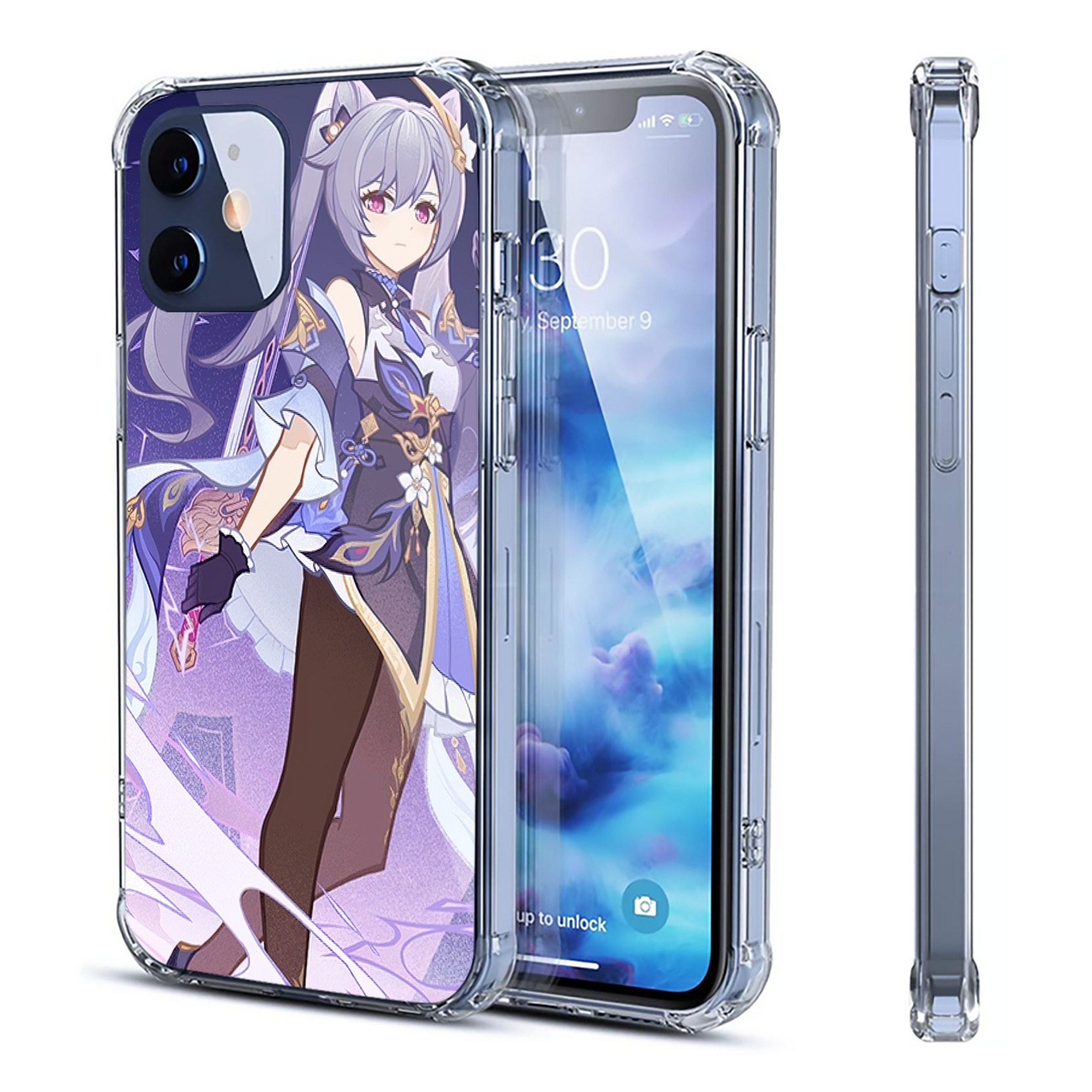 げんし神 genshin 【iPhone 12シリーズ対応】透明スマホケース（クリアソフトケース）